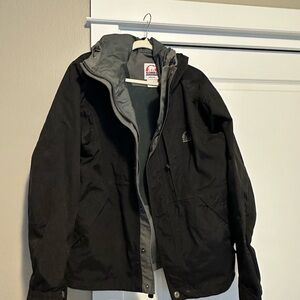 Sorel Men's Black and Gray Coat